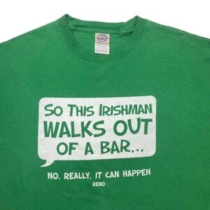 Vintage St Patrick's Patty's Day holiday x Irish green drunk shirt‎